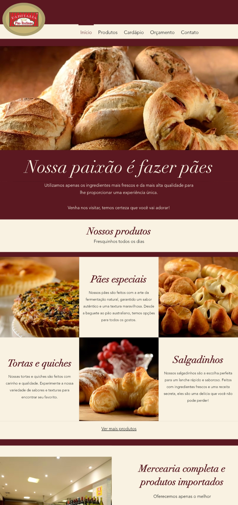 Exemplo de site desenvolvido pela NovaWeb Studio