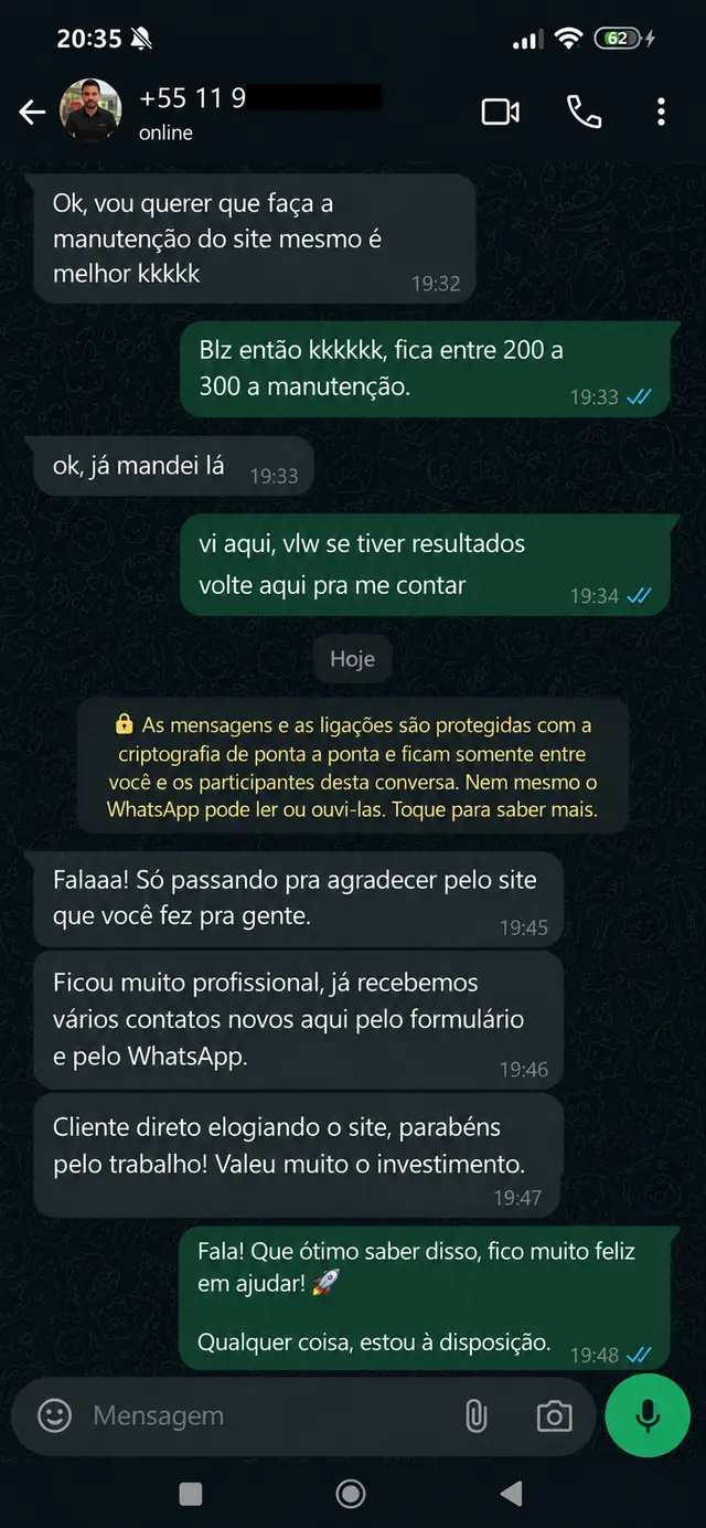 Depoimento de cliente 4